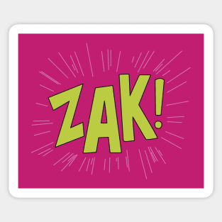 Zak! Sticker